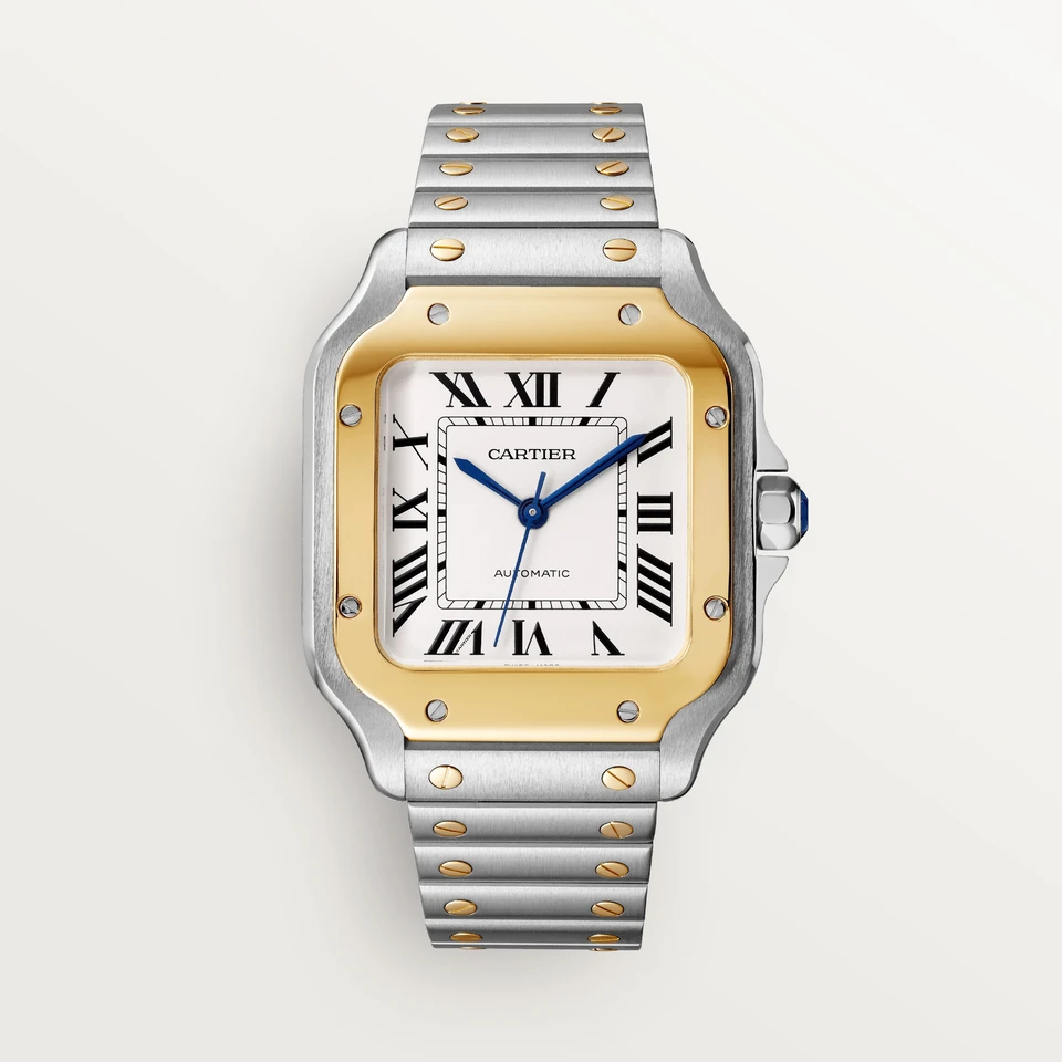Cariter gold and silver watch